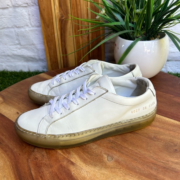 Common Projects Achilles low top sneakers transparent sole size 36 - Picture 9 of 16